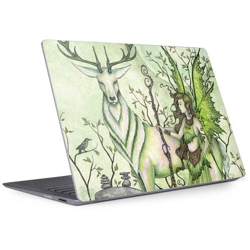 Amy Brown Guardian Fairy and Stag Surface Laptop 2 Skin